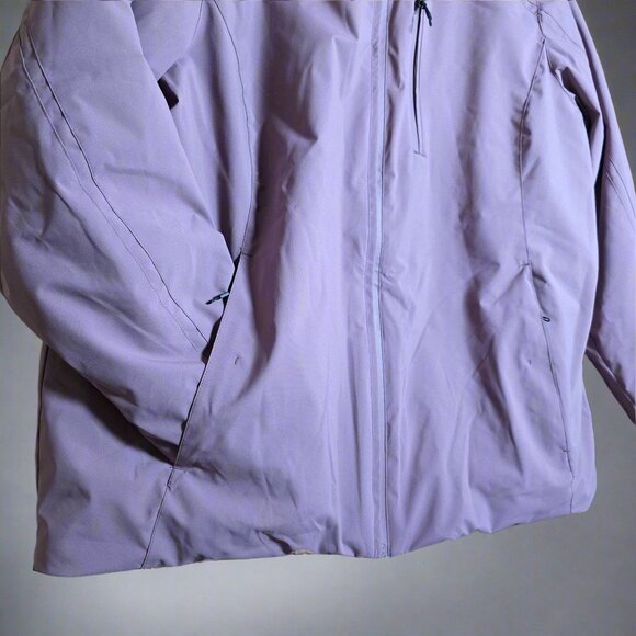 Womens Tec-One Explorer Ski/Snowboarding Jacket 2X Lilac Purple Adjustable Hood - Picture 3 of 16